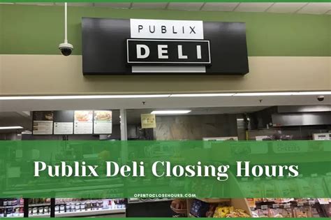 Closing time for publix. Things To Know About Closing time for publix. 